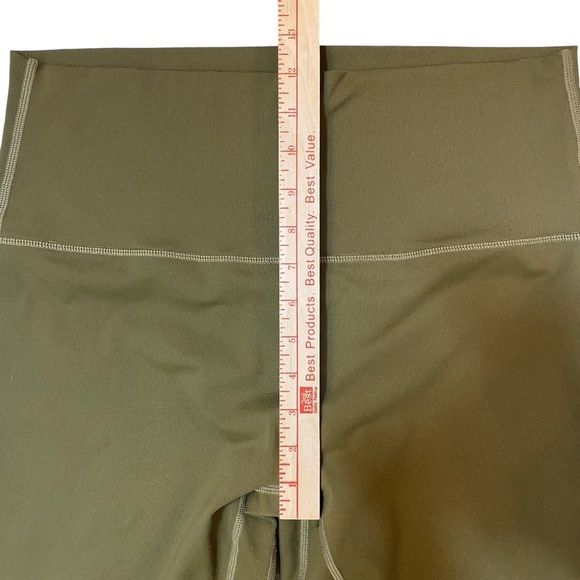 FBF Body Leggings 2X Plus Size High Waisted Olive Green Curvy Friendly - Picture 7 of 10